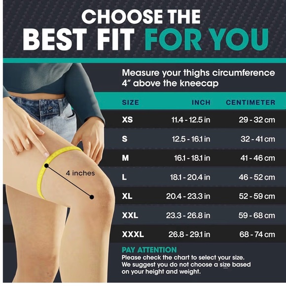 Modvel Pink Knee Compression Sleeves - Picture 3 of 7